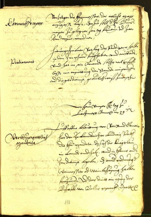 Civic Archives of Bozen-Bolzano - BOhisto Minutes of the council 1539 