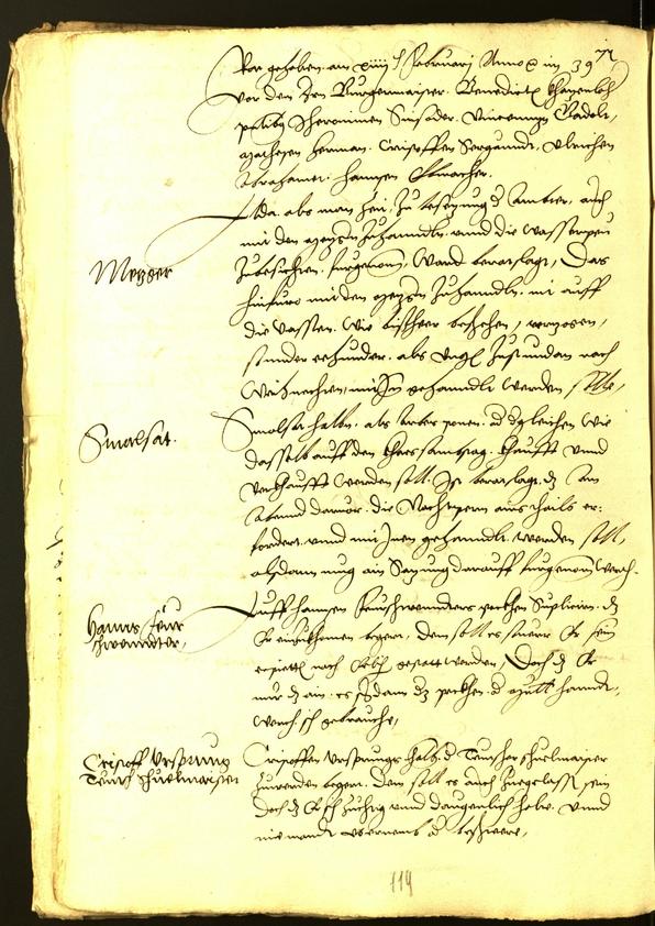 Civic Archives of Bozen-Bolzano - BOhisto Minutes of the council 1539 