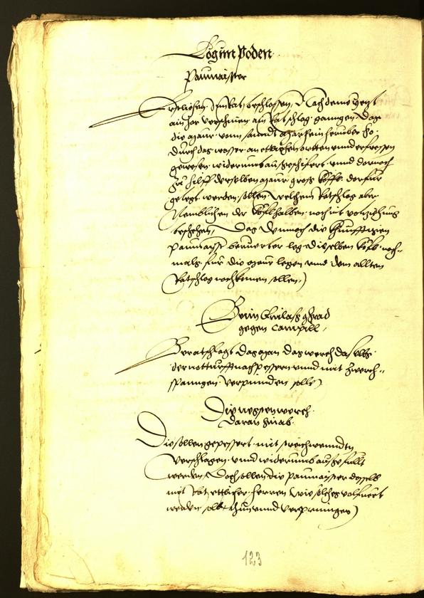 Civic Archives of Bozen-Bolzano - BOhisto Minutes of the council 1539 