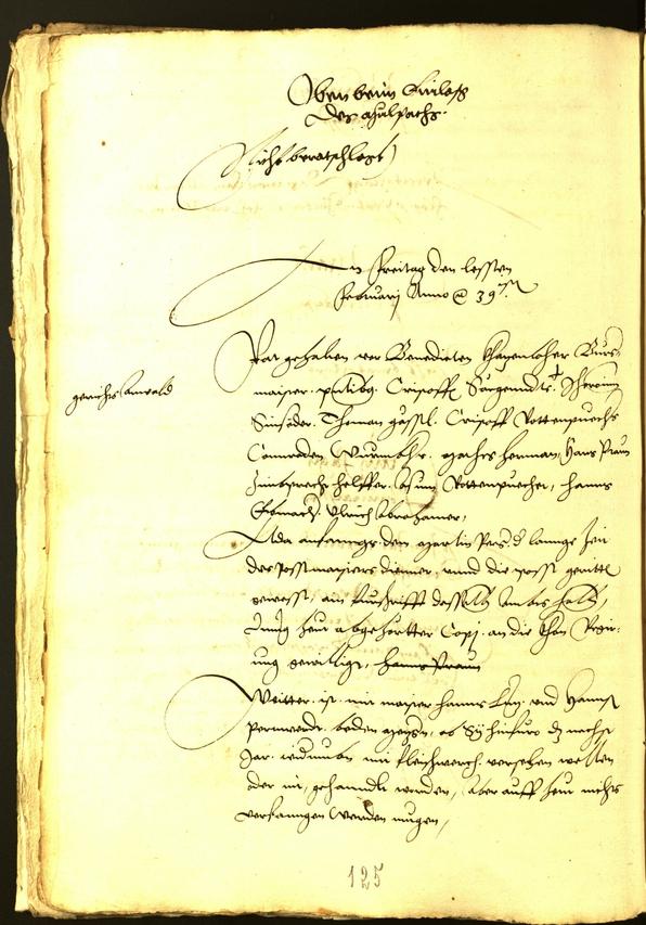 Civic Archives of Bozen-Bolzano - BOhisto Minutes of the council 1539 