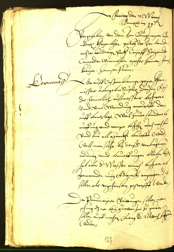 Civic Archives of Bozen-Bolzano - BOhisto Minutes of the council 1539 