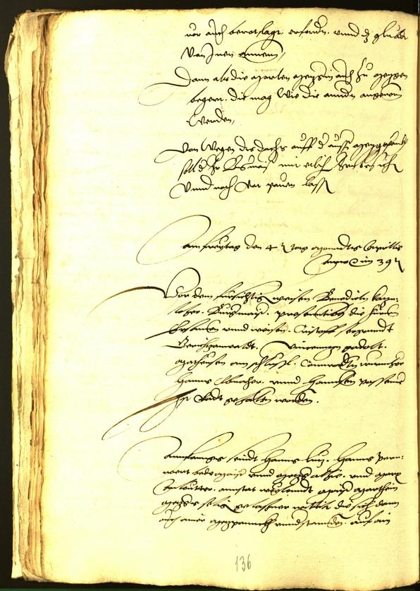 Civic Archives of Bozen-Bolzano - BOhisto Minutes of the council 1539 