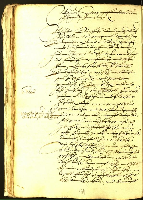 Stadtarchiv Bozen - BOhisto Ratsprotokoll 1539 