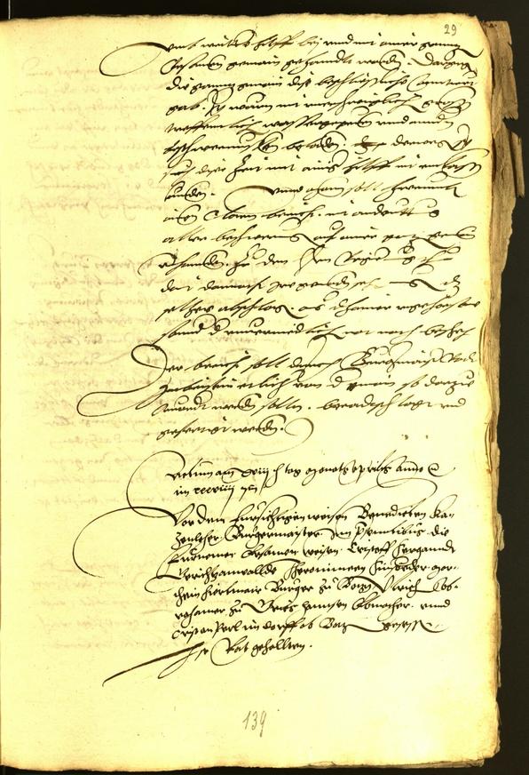 Civic Archives of Bozen-Bolzano - BOhisto Minutes of the council 1539 