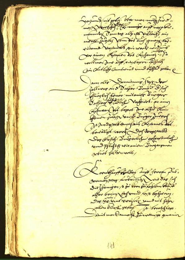 Stadtarchiv Bozen - BOhisto Ratsprotokoll 1539 