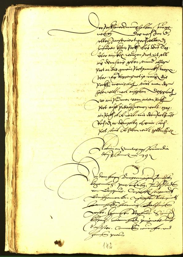 Stadtarchiv Bozen - BOhisto Ratsprotokoll 1539 