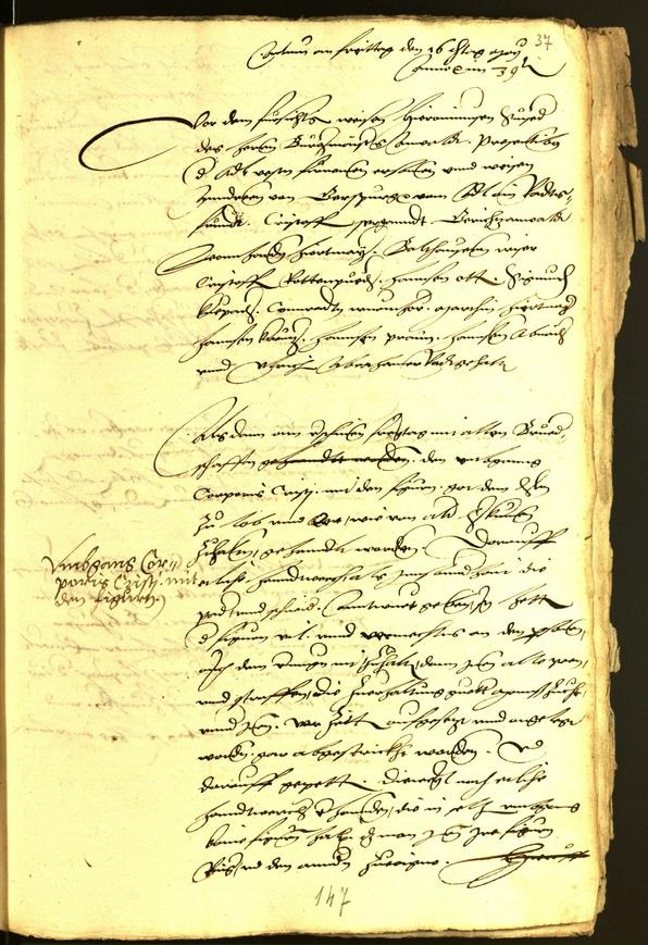 Archivio Storico della Città di Bolzano - BOhisto protocollo consiliare 1539 