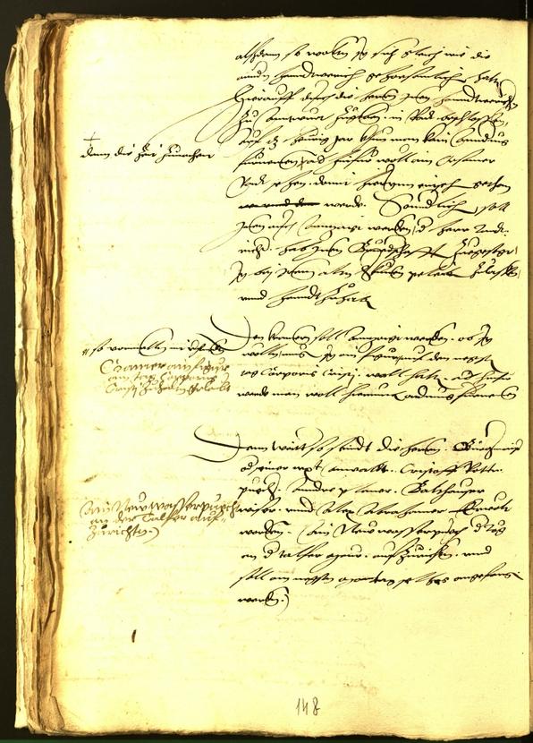 Stadtarchiv Bozen - BOhisto Ratsprotokoll 1539 