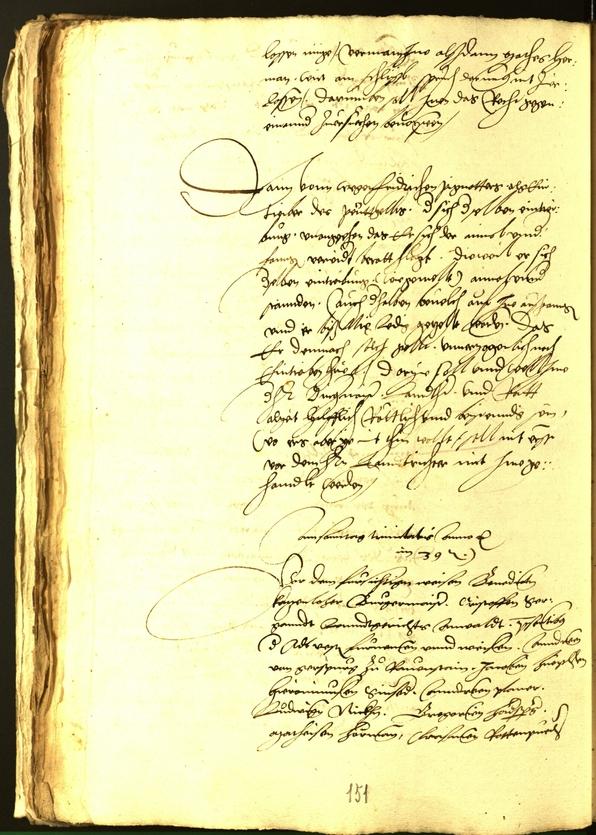 Civic Archives of Bozen-Bolzano - BOhisto Minutes of the council 1539 