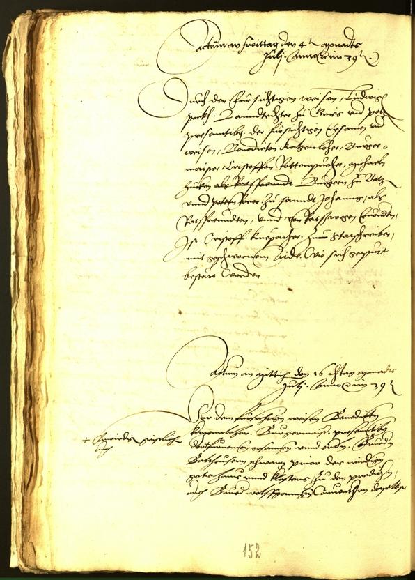 Civic Archives of Bozen-Bolzano - BOhisto Minutes of the council 1539 