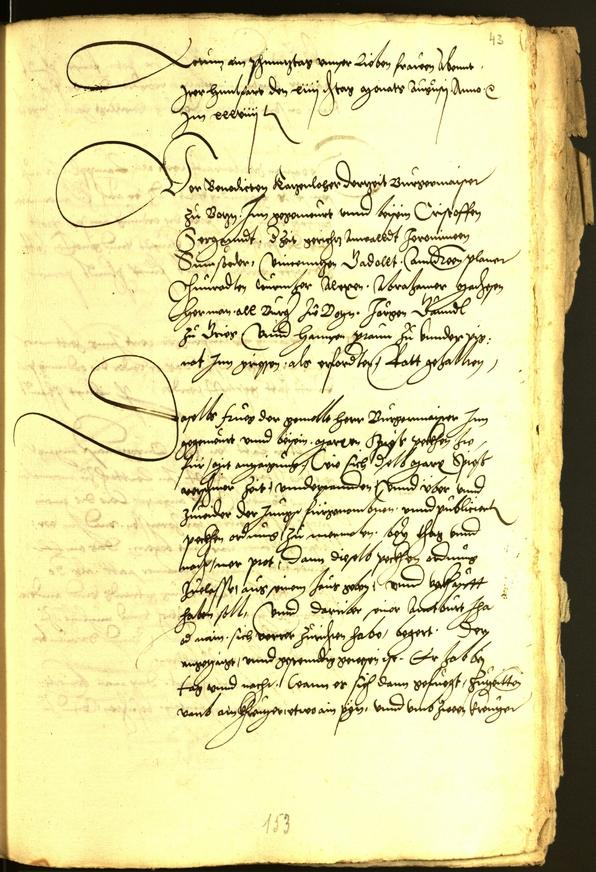 Archivio Storico della Città di Bolzano - BOhisto protocollo consiliare 1539 