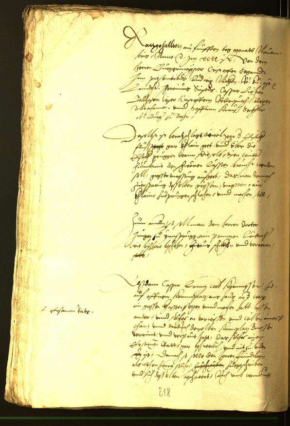 Civic Archives of Bozen-Bolzano - BOhisto Minutes of the council 1540 