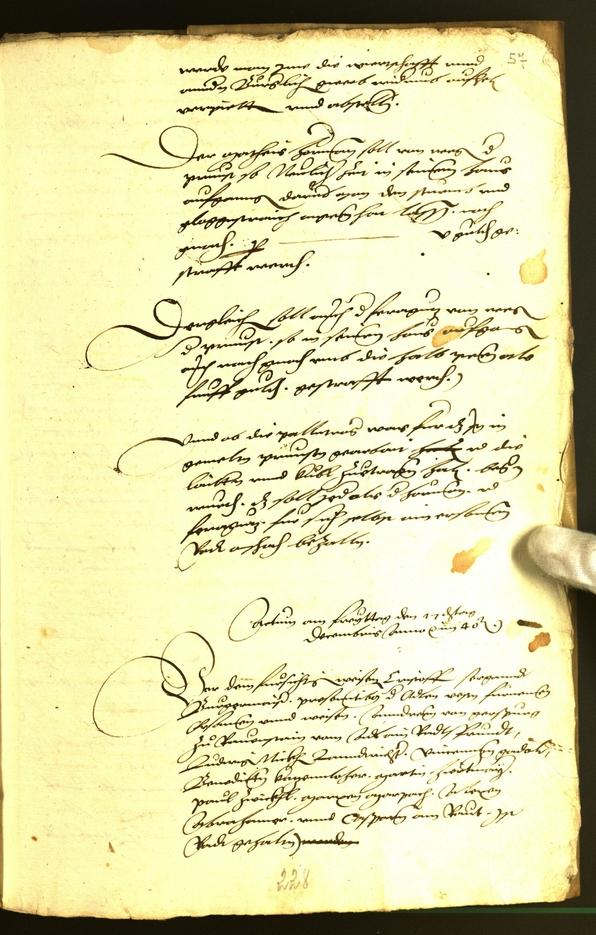 Civic Archives of Bozen-Bolzano - BOhisto Minutes of the council 1540 