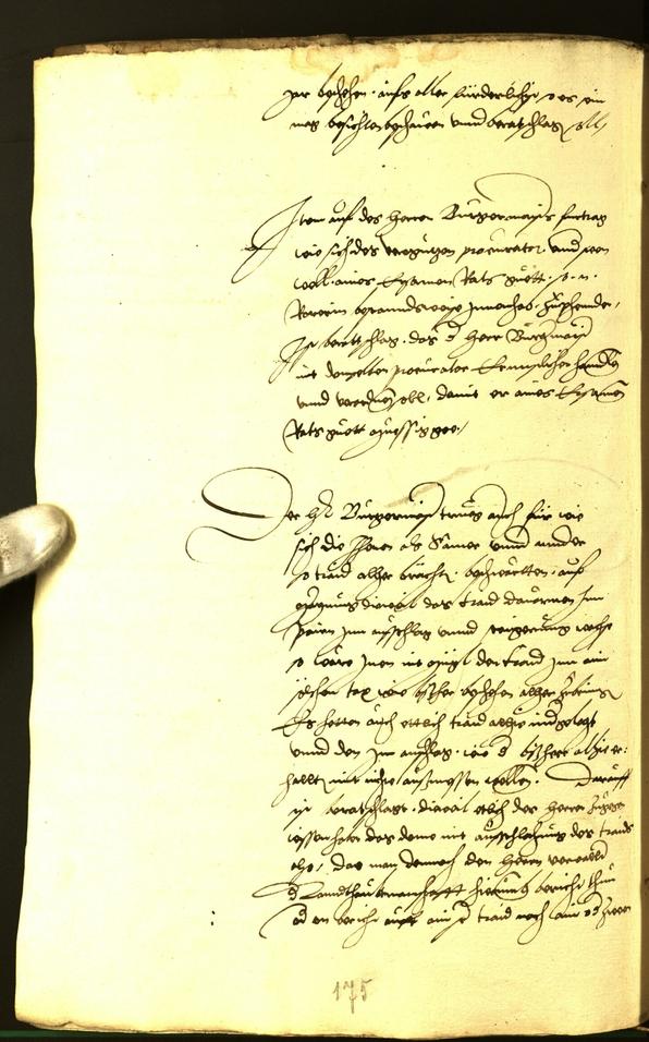 Civic Archives of Bozen-Bolzano - BOhisto Minutes of the council 1540 