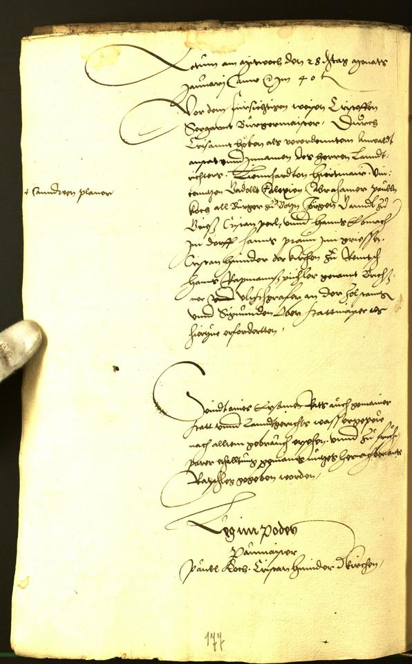 Civic Archives of Bozen-Bolzano - BOhisto Minutes of the council 1540 