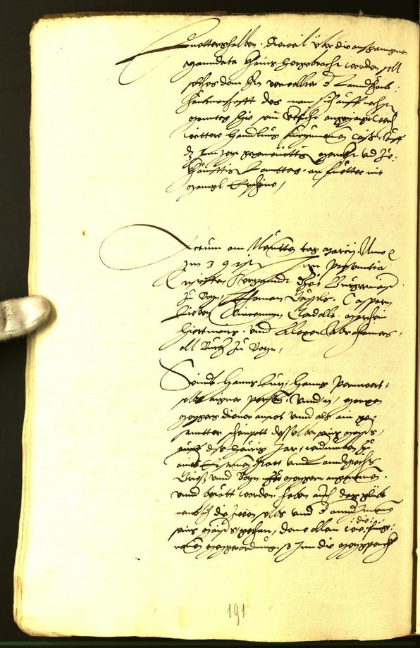 Civic Archives of Bozen-Bolzano - BOhisto Minutes of the council 1540 