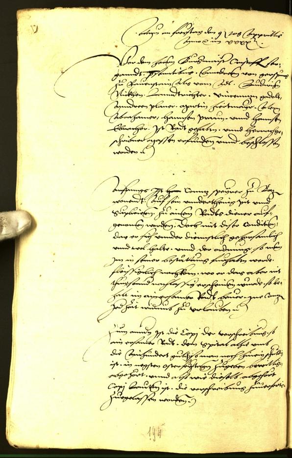 Civic Archives of Bozen-Bolzano - BOhisto Minutes of the council 1540 