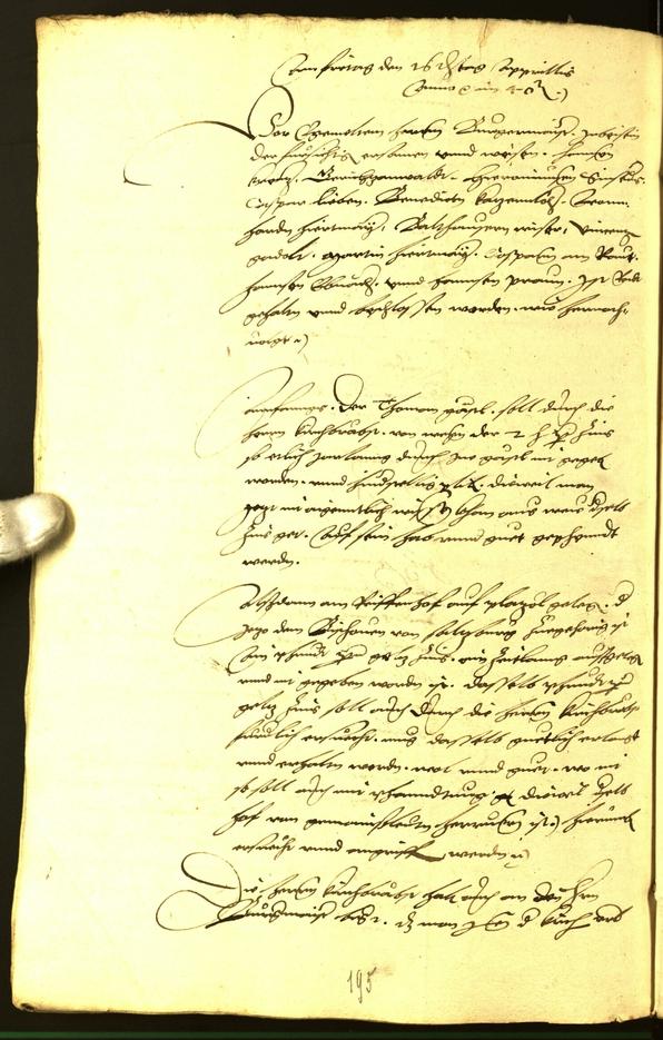 Civic Archives of Bozen-Bolzano - BOhisto Minutes of the council 1540 