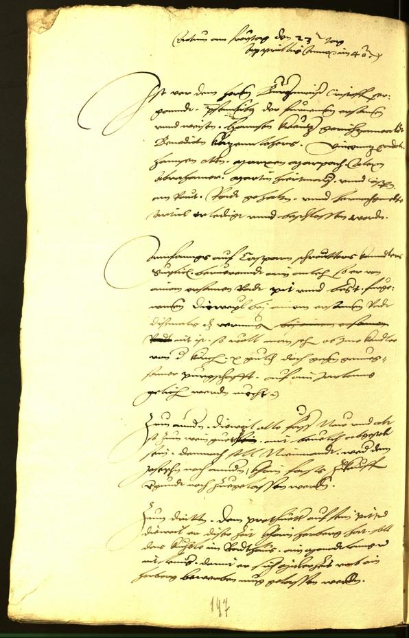 Civic Archives of Bozen-Bolzano - BOhisto Minutes of the council 1540 