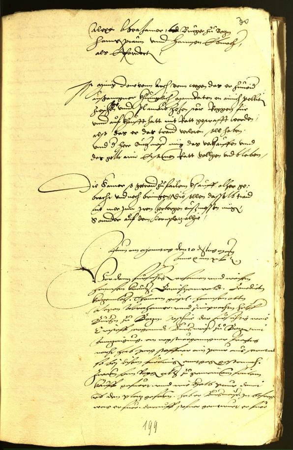 Civic Archives of Bozen-Bolzano - BOhisto Minutes of the council 1540 