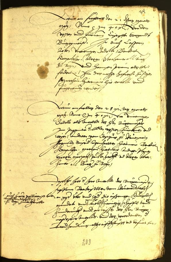 Civic Archives of Bozen-Bolzano - BOhisto Minutes of the council 1540 