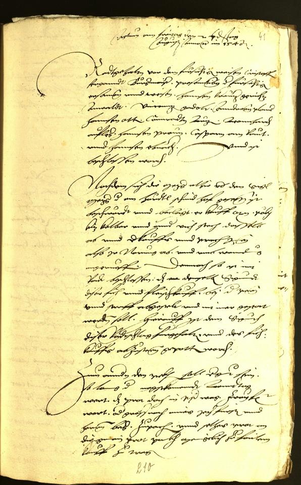 Civic Archives of Bozen-Bolzano - BOhisto Minutes of the council 1540 