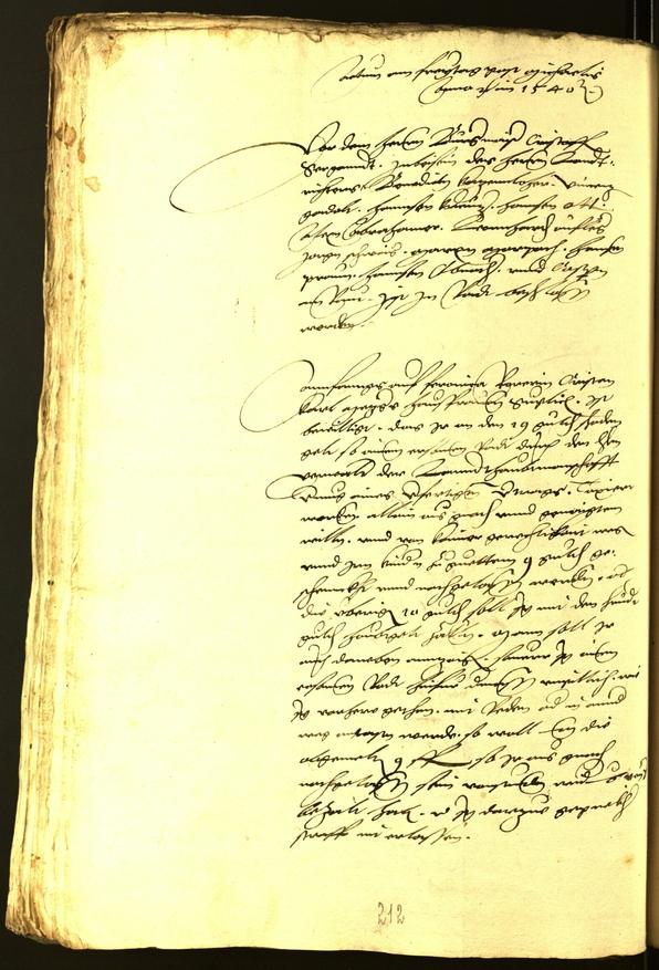 Archivio Storico della Città di Bolzano - BOhisto protocollo consiliare 1540 