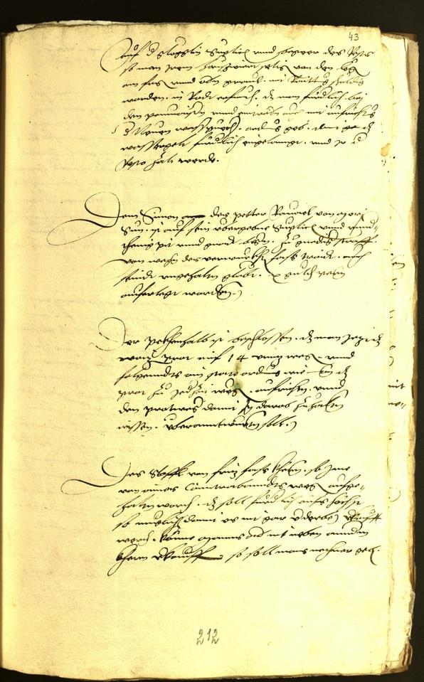 Civic Archives of Bozen-Bolzano - BOhisto Minutes of the council 1540 