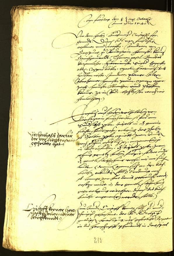 Archivio Storico della Città di Bolzano - BOhisto protocollo consiliare 1540 