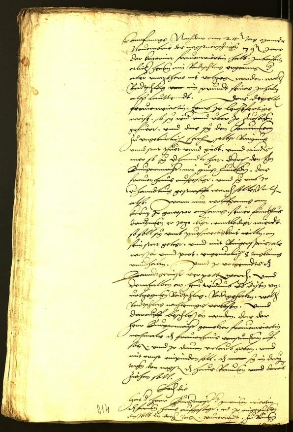 Stadtarchiv Bozen - BOhisto Ratsprotokoll 1540 