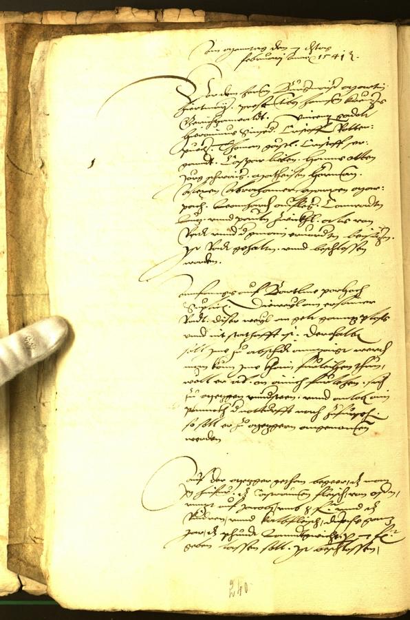 Civic Archives of Bozen-Bolzano - BOhisto Minutes of the council 1541 