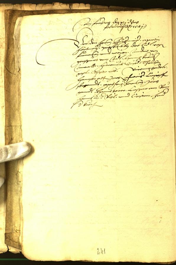 Civic Archives of Bozen-Bolzano - BOhisto Minutes of the council 1541 