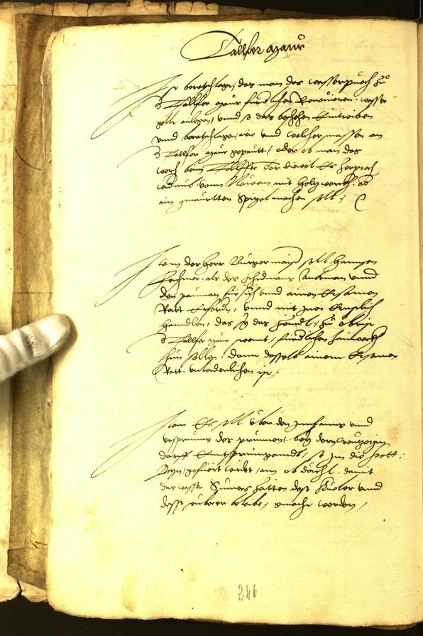 Archivio Storico della Città di Bolzano - BOhisto protocollo consiliare 1541 