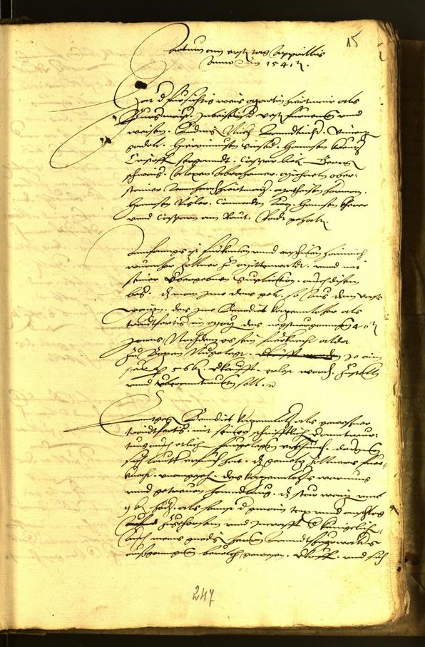 Civic Archives of Bozen-Bolzano - BOhisto Minutes of the council 1541 