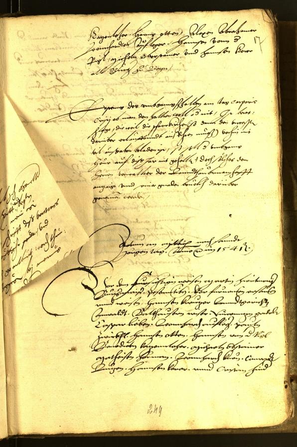 Civic Archives of Bozen-Bolzano - BOhisto Minutes of the council 1541 