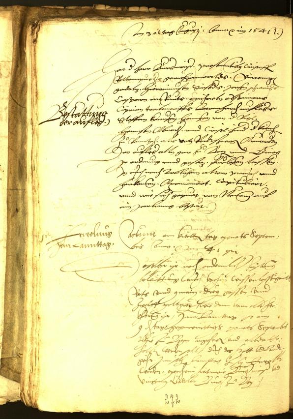 Archivio Storico della Città di Bolzano - BOhisto protocollo consiliare 1541 