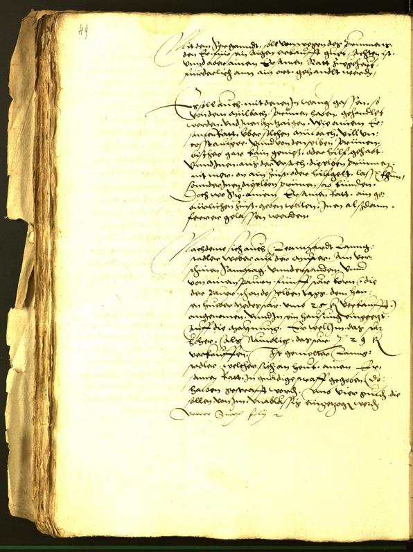 Stadtarchiv Bozen - BOhisto Ratsprotokoll 1542 