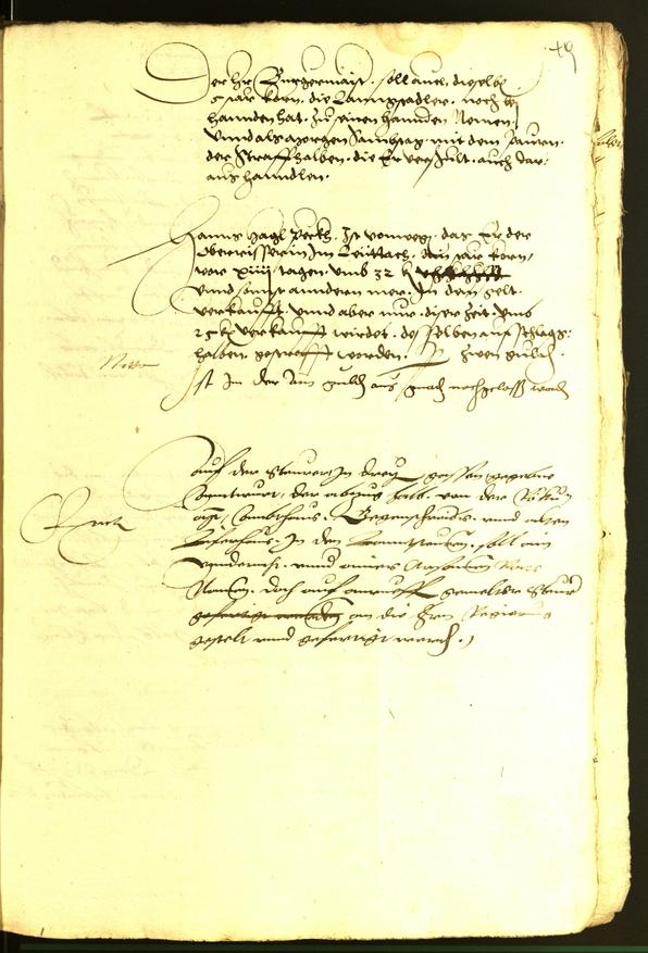 Civic Archives of Bozen-Bolzano - BOhisto Minutes of the council 1542 