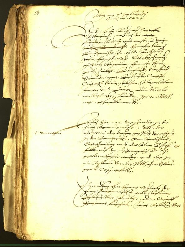 Civic Archives of Bozen-Bolzano - BOhisto Minutes of the council 1542 