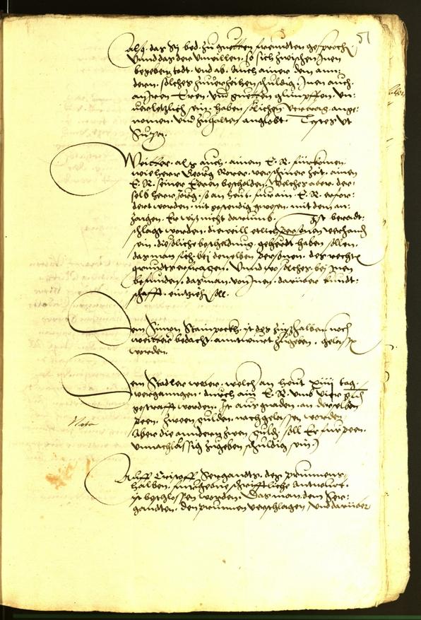 Stadtarchiv Bozen - BOhisto Ratsprotokoll 1542 