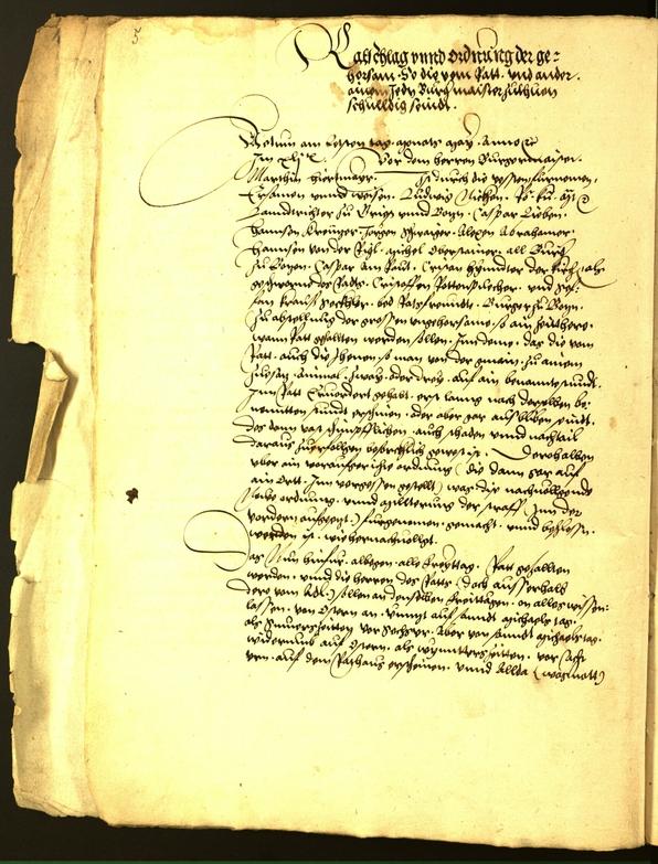 Civic Archives of Bozen-Bolzano - BOhisto Minutes of the council 1542 