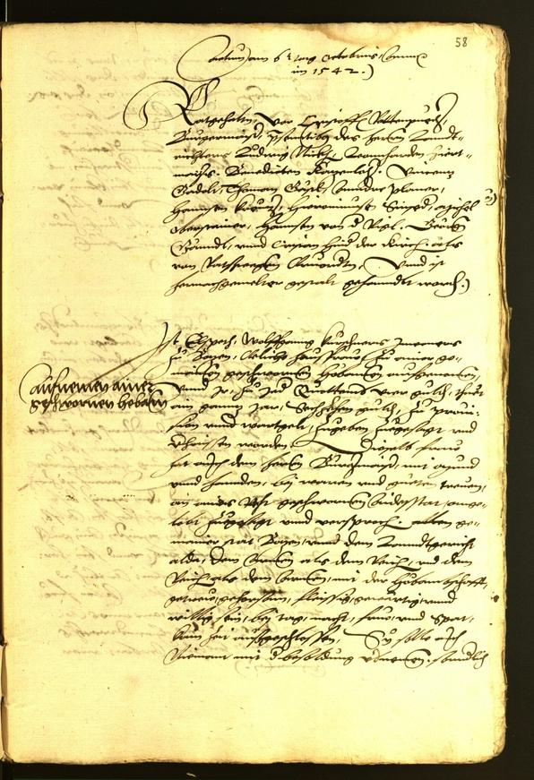 Civic Archives of Bozen-Bolzano - BOhisto Minutes of the council 1542 