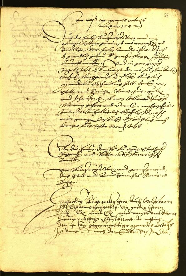 Civic Archives of Bozen-Bolzano - BOhisto Minutes of the council 1542 