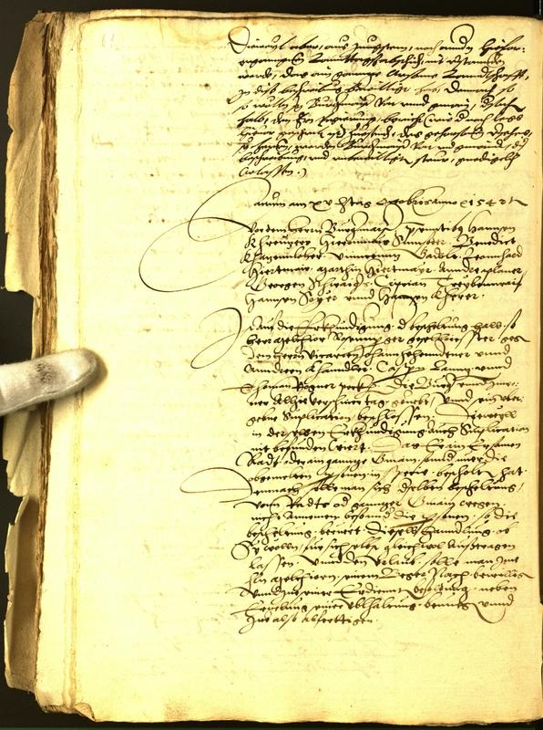 Civic Archives of Bozen-Bolzano - BOhisto Minutes of the council 1542 