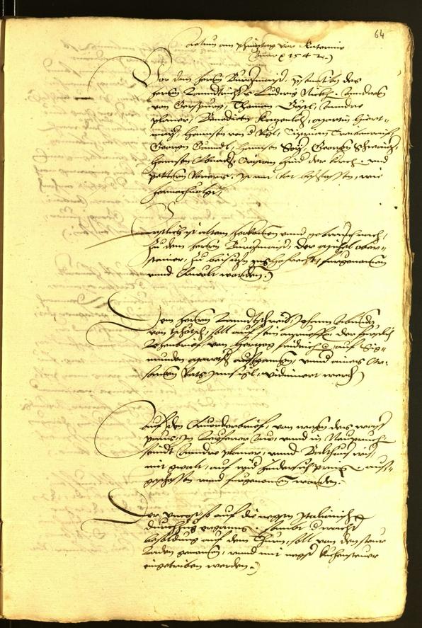 Civic Archives of Bozen-Bolzano - BOhisto Minutes of the council 1542 