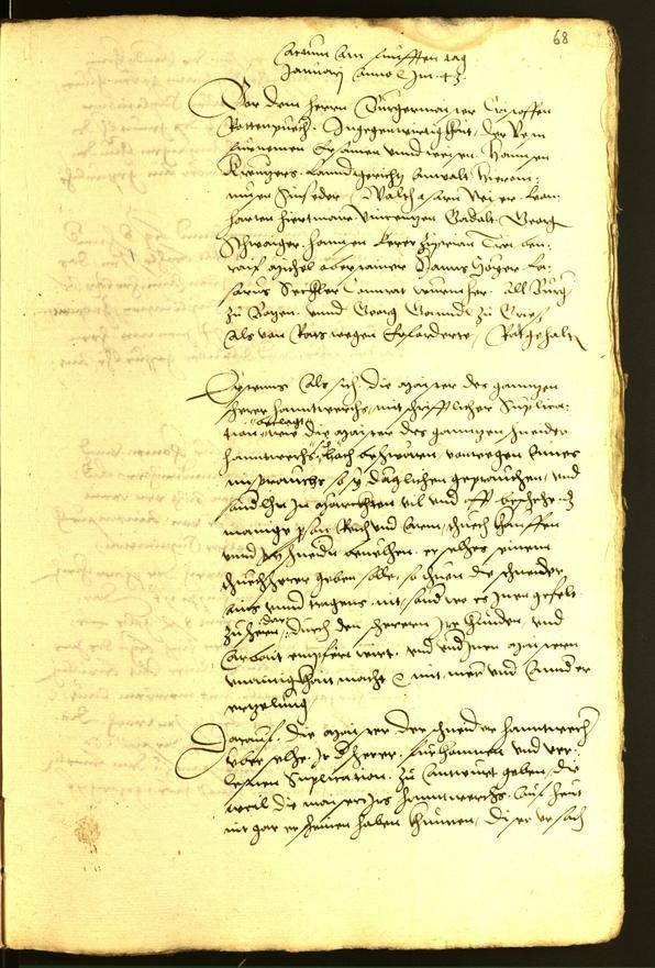 Civic Archives of Bozen-Bolzano - BOhisto Minutes of the council 1542 