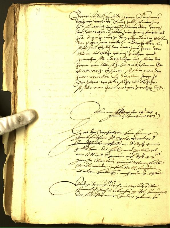 Civic Archives of Bozen-Bolzano - BOhisto Minutes of the council 1542 