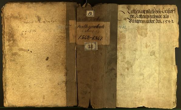 Civic Archives of Bozen-Bolzano - BOhisto Minutes of the council 1542 