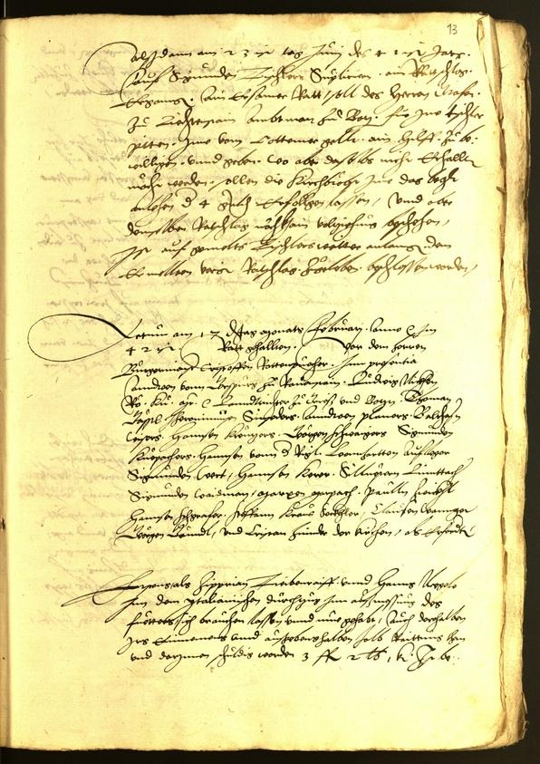 Civic Archives of Bozen-Bolzano - BOhisto Minutes of the council 1542 