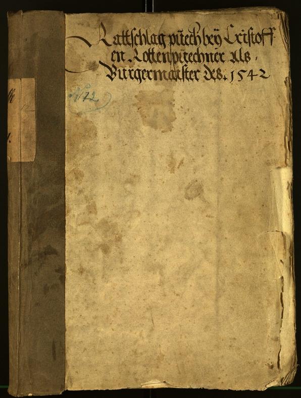 Civic Archives of Bozen-Bolzano - BOhisto Minutes of the council 1542 